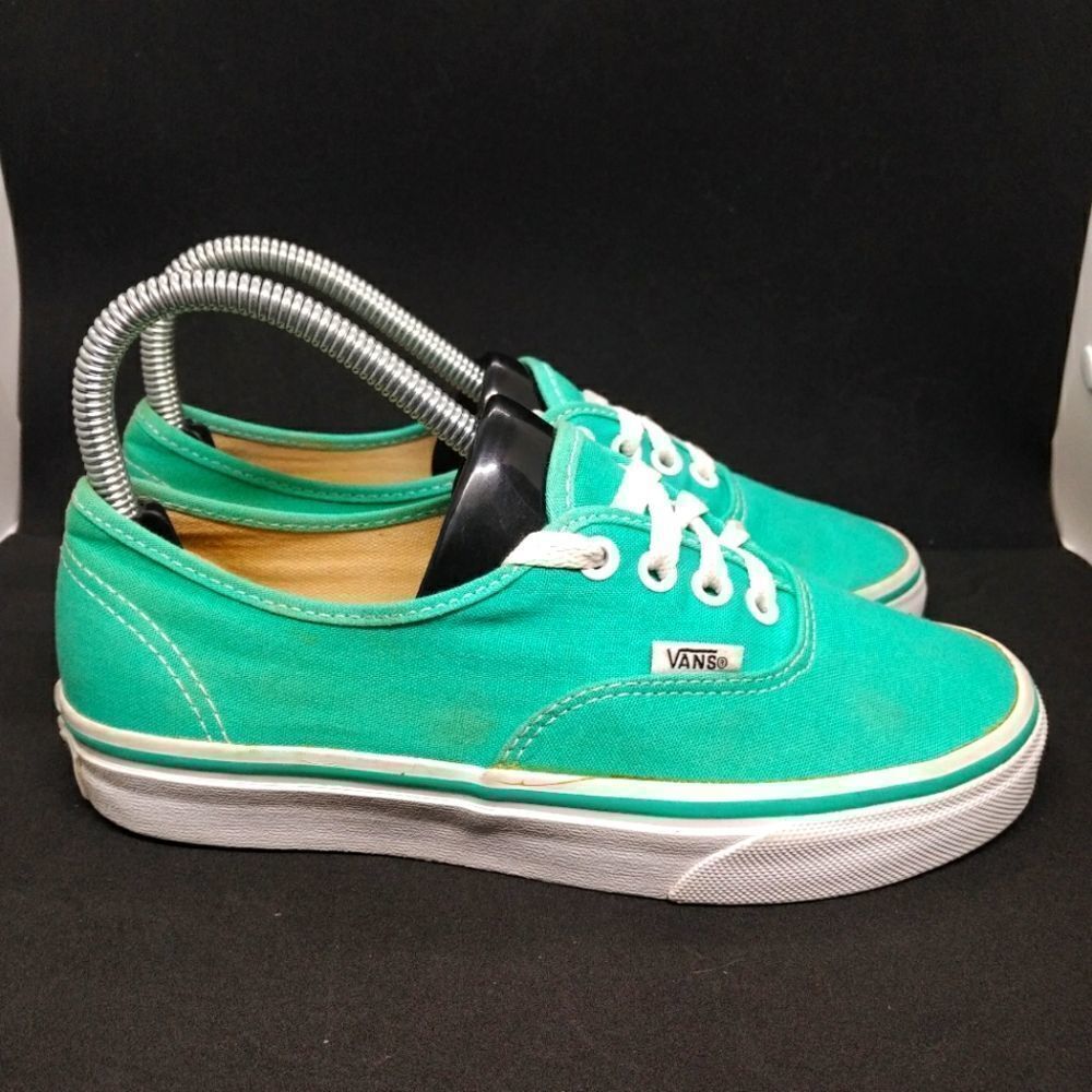 Vans Off The Wall Skateboard Sneakers Women's Size 6.5 Blue Or Men's Size‎ 5 - Picture 2 of 8